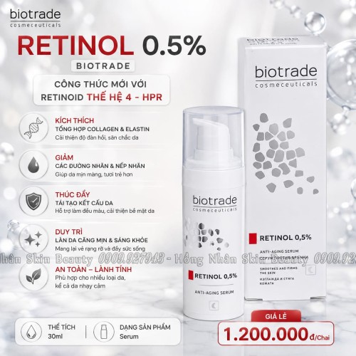 BIOTRADE RETINOL 0.5% – SERUM CHỐNG LÃO HÓA & TÁI...