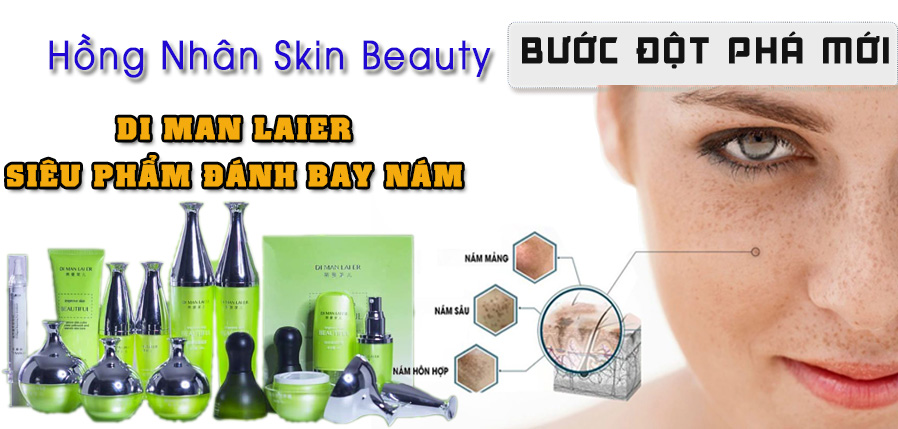ĐIỀU TRỊ NÁM - KẾT HỢP CÔNG NGHỆ & SẢN PHẨM DI MAN LAIER