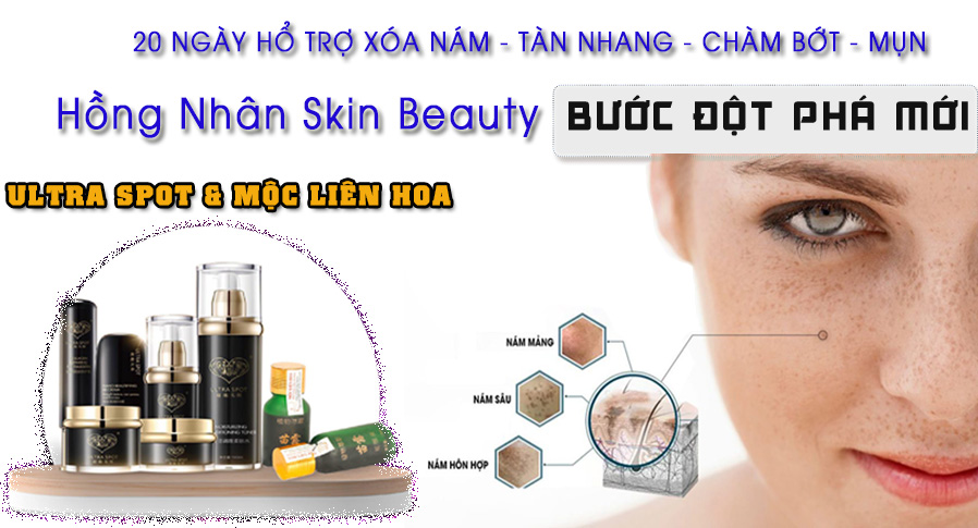 ĐIỀU TRỊ NÁM - CÔNG NGHỆ MỘC LIÊN HOA ULTRA SPOT